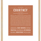 Courtney | Name Art Print