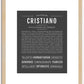 Cristiano | Name Art Print