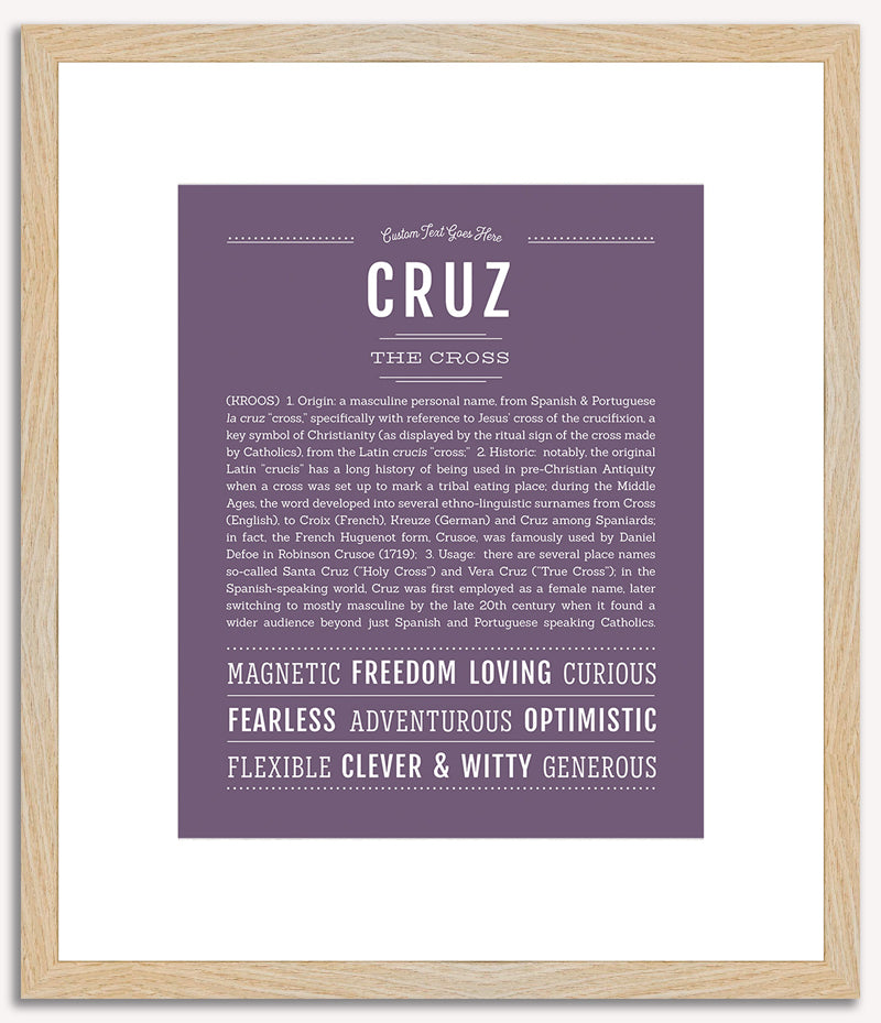 Cruz | Name Art Print