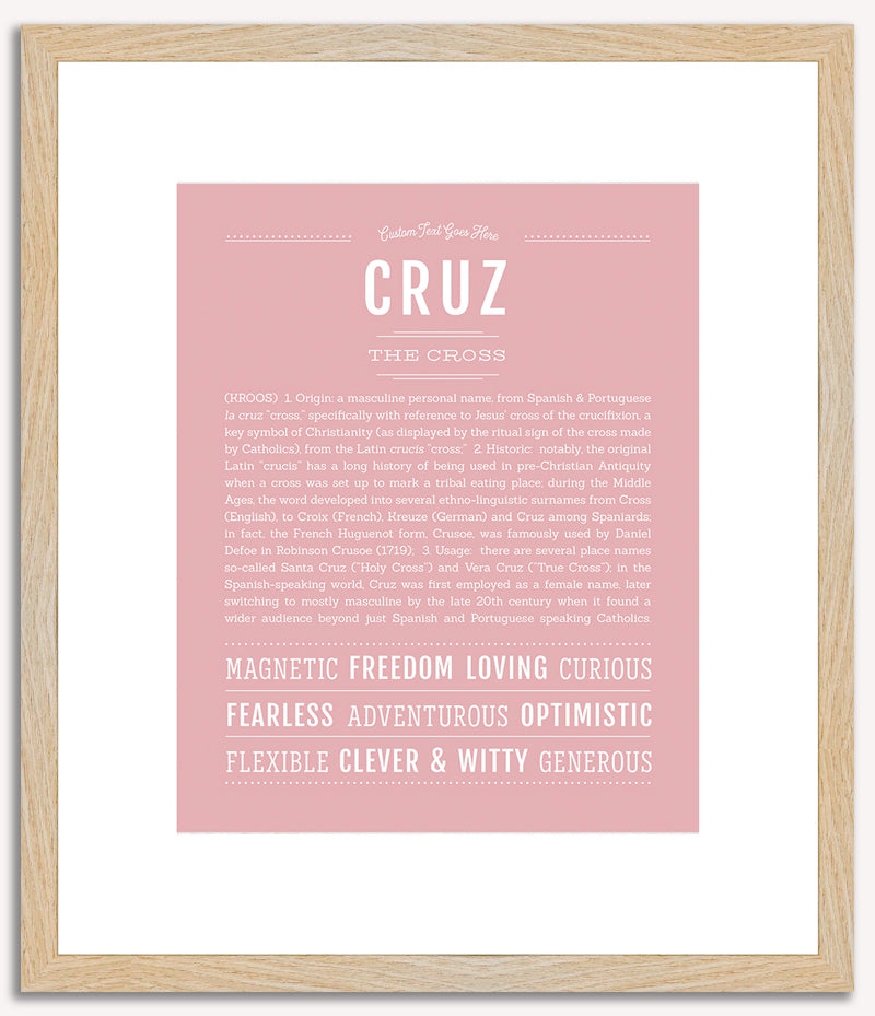 Cruz | Name Art Print