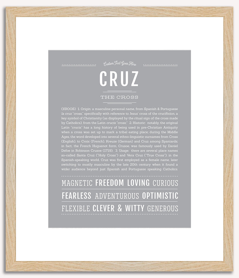 Cruz | Name Art Print