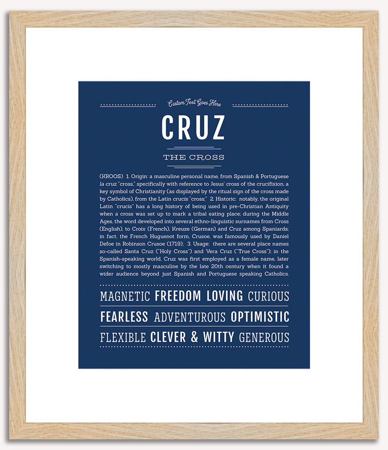 Cruz | Name Art Print