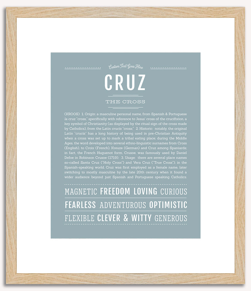 Cruz | Name Art Print