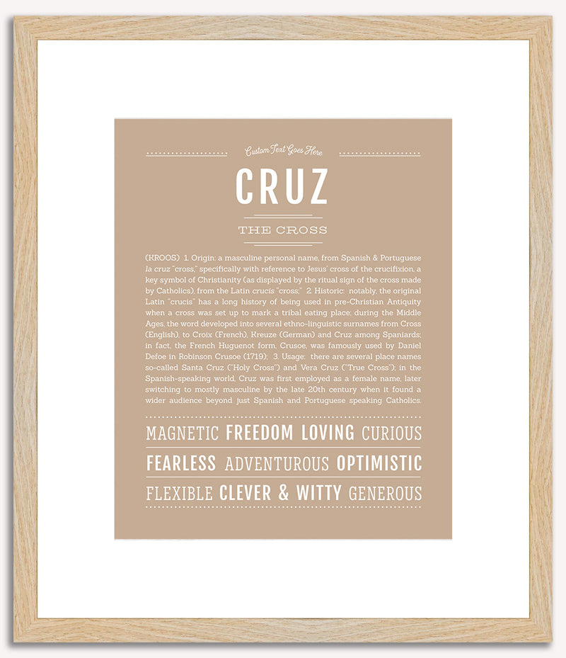 Cruz | Name Art Print