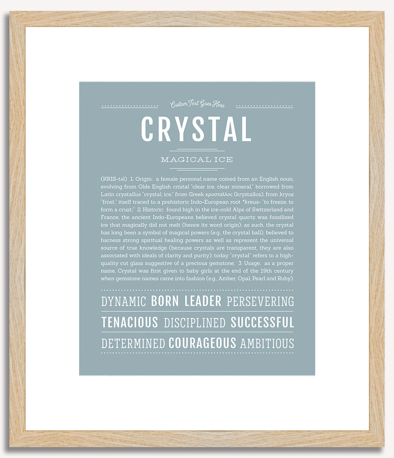 Crystal | Name Art Print