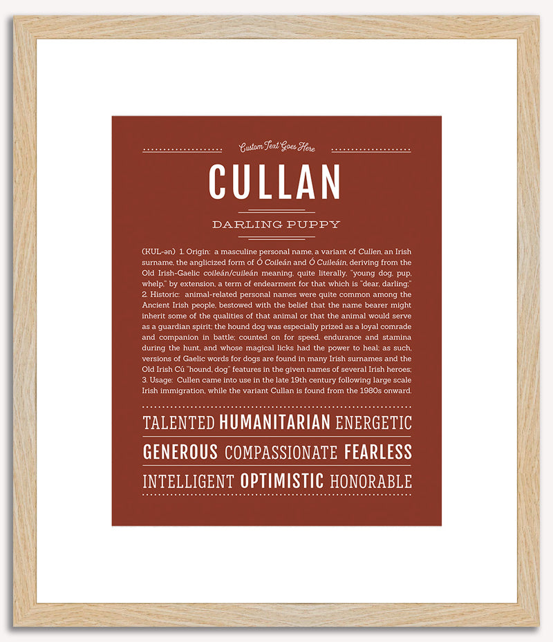 Cullan | Name Art Print