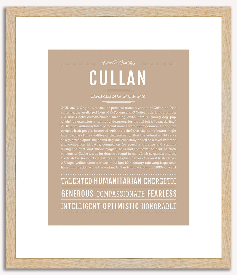 Cullan | Name Art Print