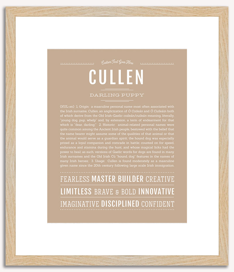 Cullen | Name Art Print