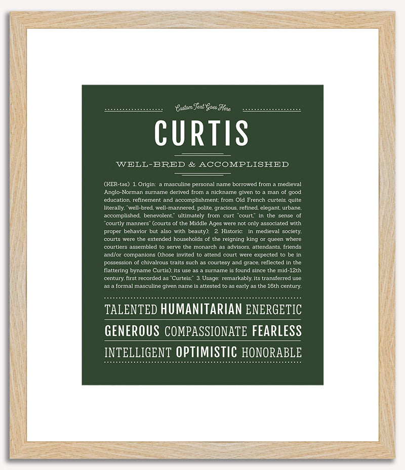 Curtis | Name Art Print