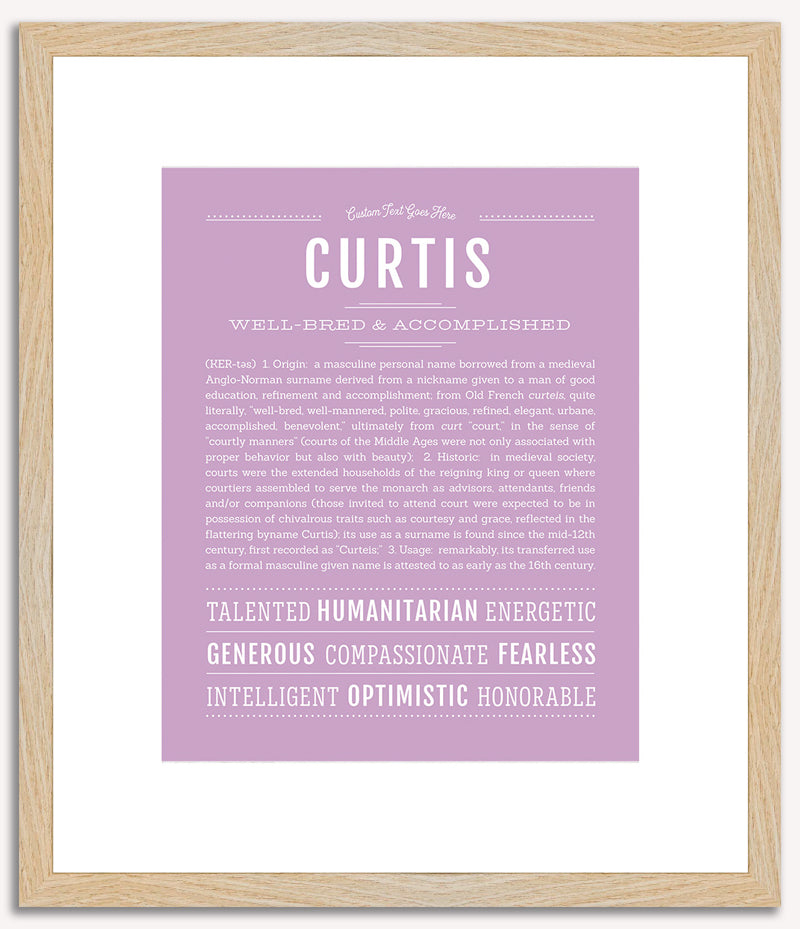 Curtis | Name Art Print