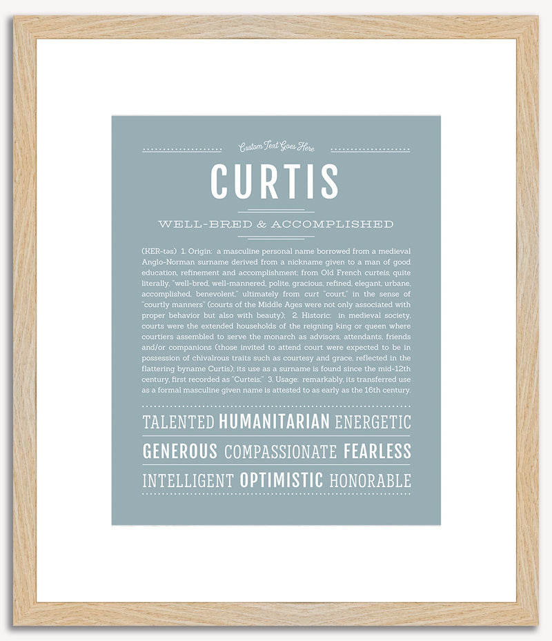 Curtis | Name Art Print