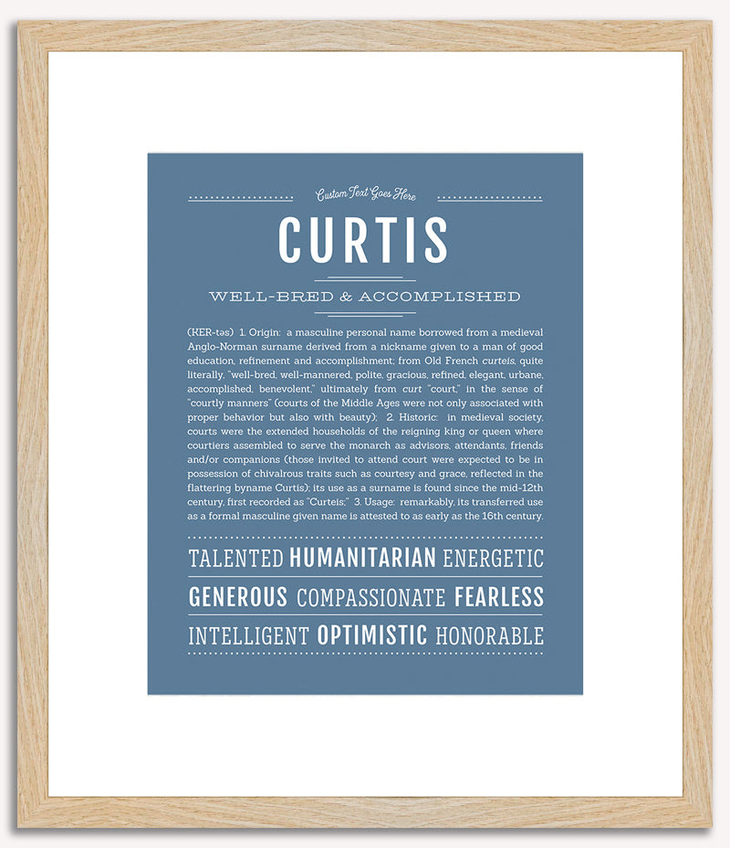 Curtis | Name Art Print