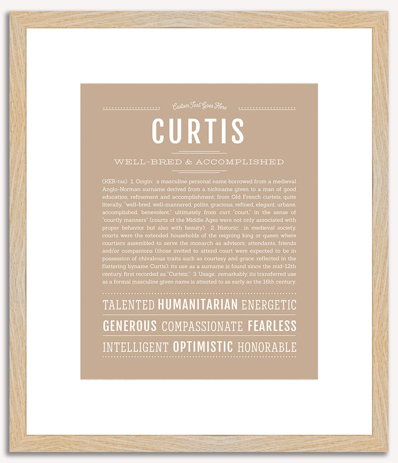 Curtis | Name Art Print