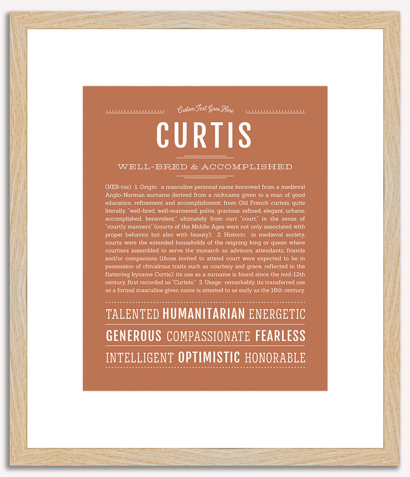 Curtis | Name Art Print