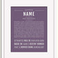 Frame Options | Deep Purple | White Frame, Matted