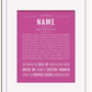 Frame Options | Dark Pink | White Frame, Matted