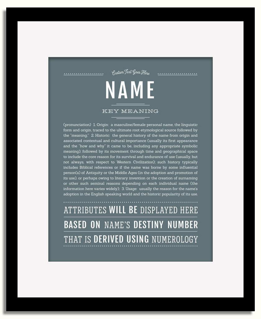 Frame Options | Night Rendezvous | Black Frame, Matted