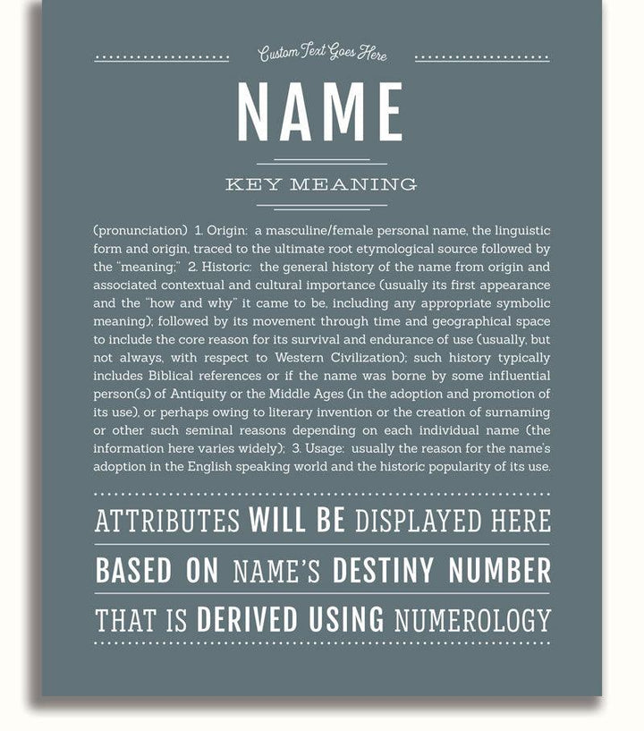 Unique Personalized Gifts | Name Meaning Art and Prints | Name Stories