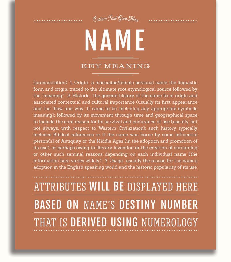 Named Definition Unique Personalized Gifts | Name Meaning Art and Prints | Name Stories