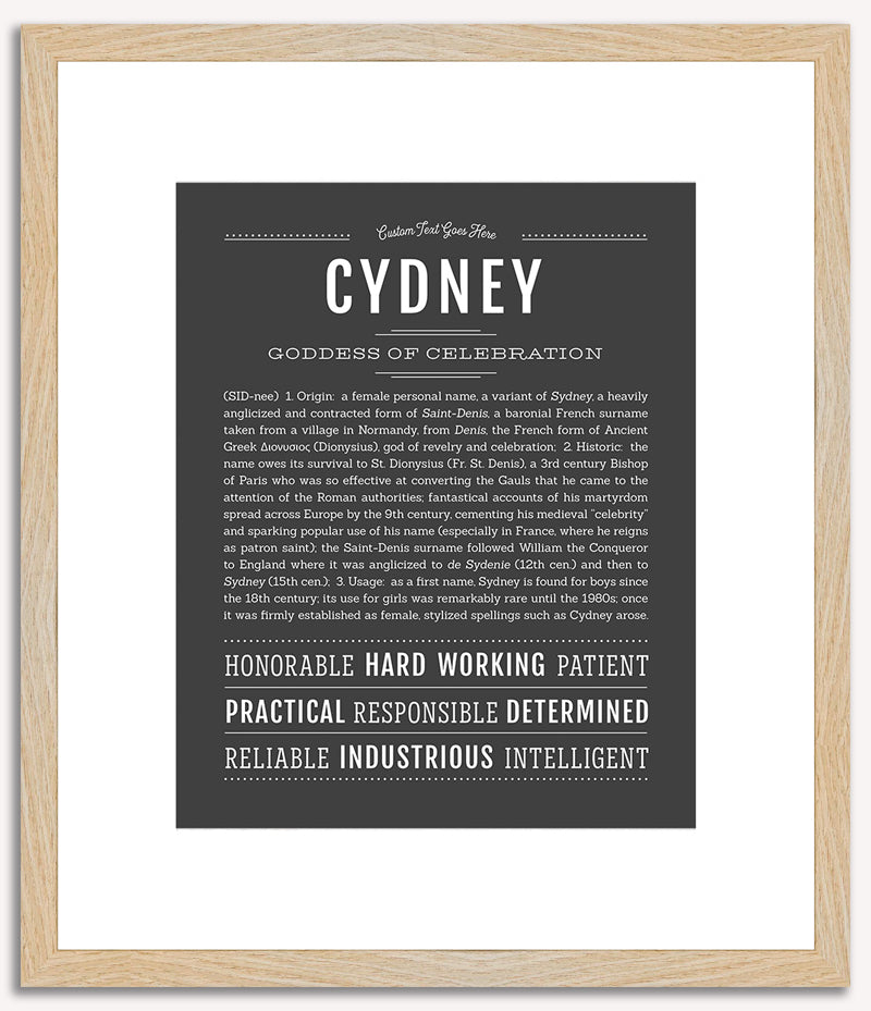 Cydney | Name Art Print