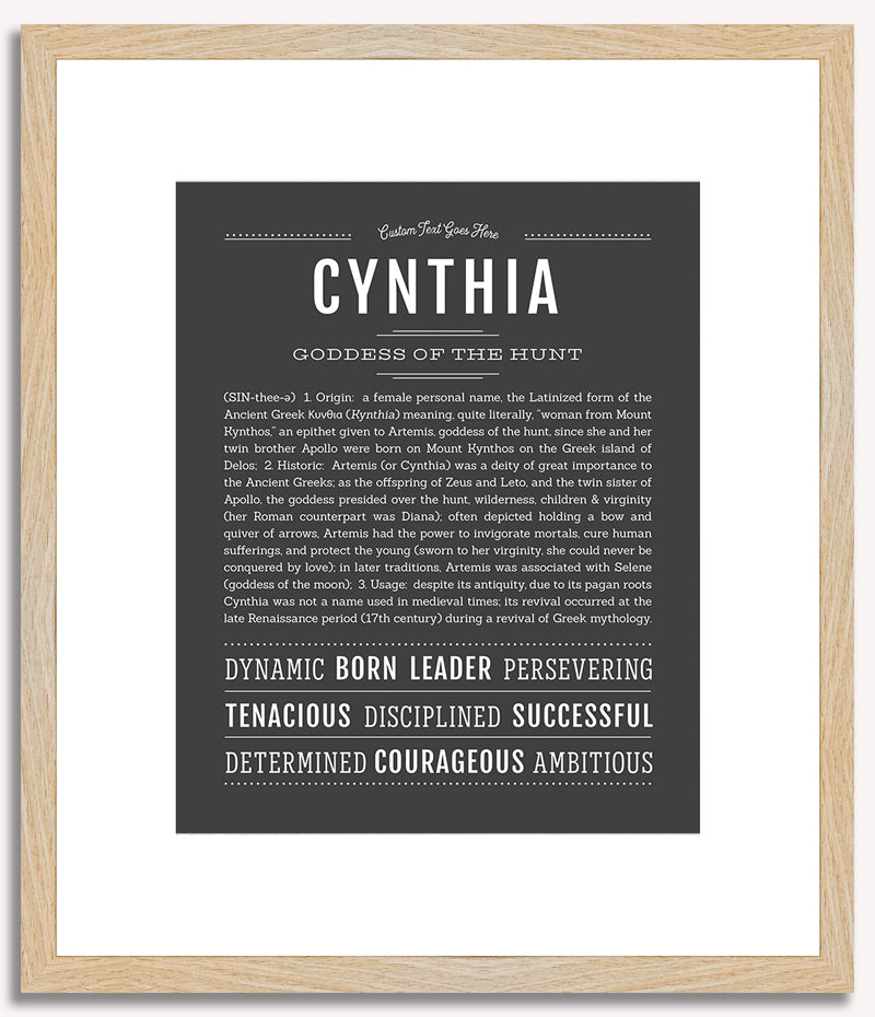 Cynthia | Name Art Print