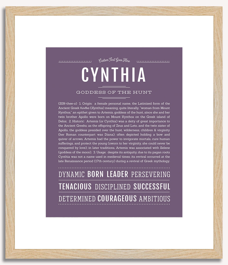 Cynthia | Name Art Print