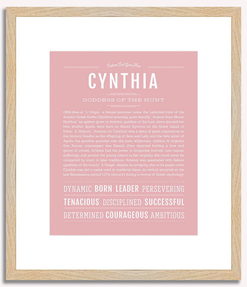 Cynthia | Name Art Print