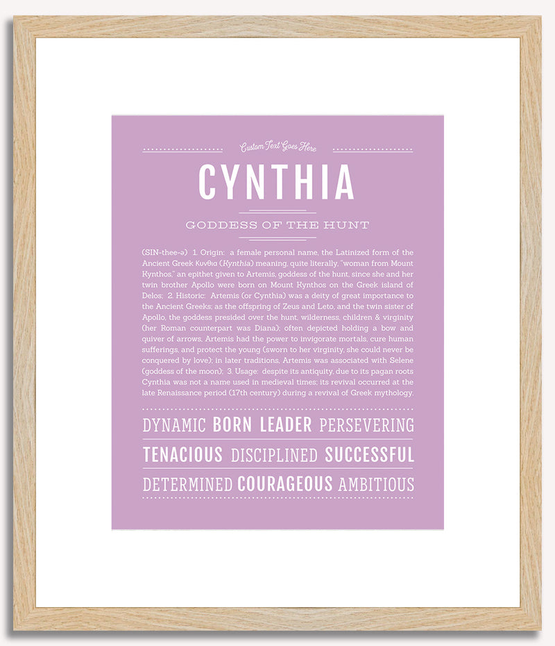 Cynthia | Name Art Print