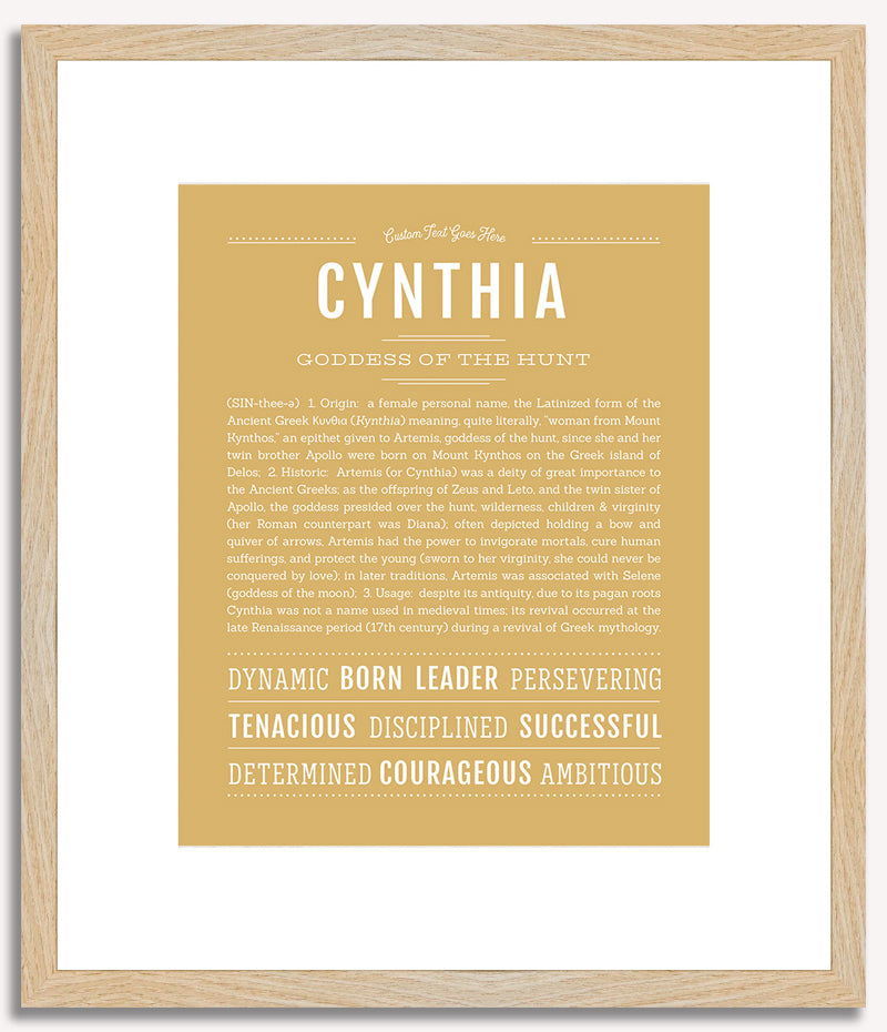 Cynthia | Name Art Print