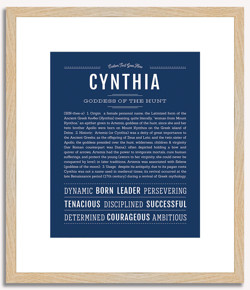 Cynthia | Name Art Print