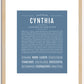 Cynthia | Name Art Print