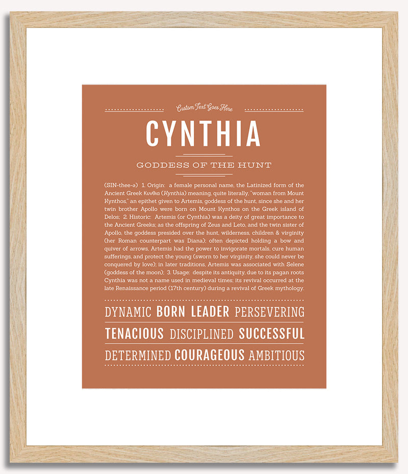 Cynthia | Name Art Print