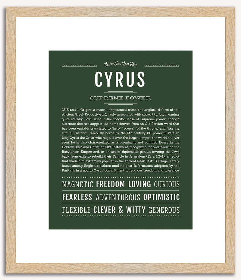 Cyrus | Name Art Print