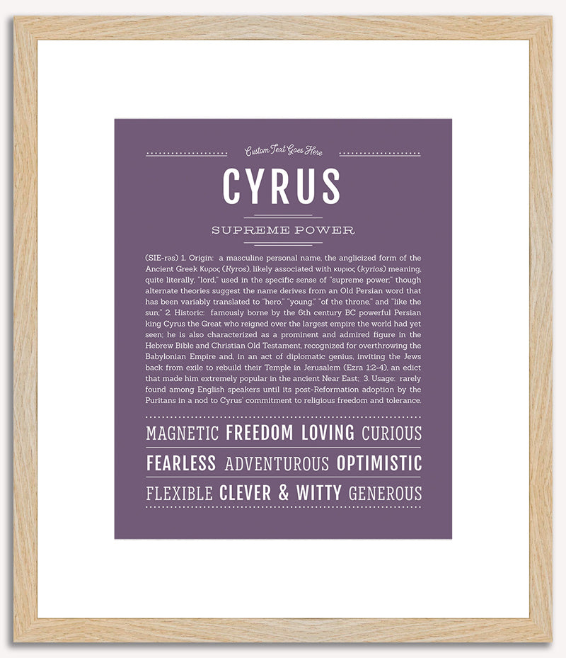 Cyrus | Name Art Print