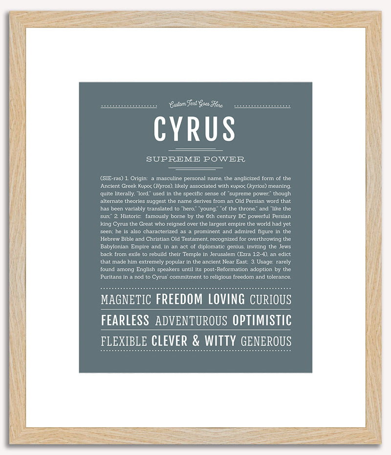 Cyrus | Name Art Print