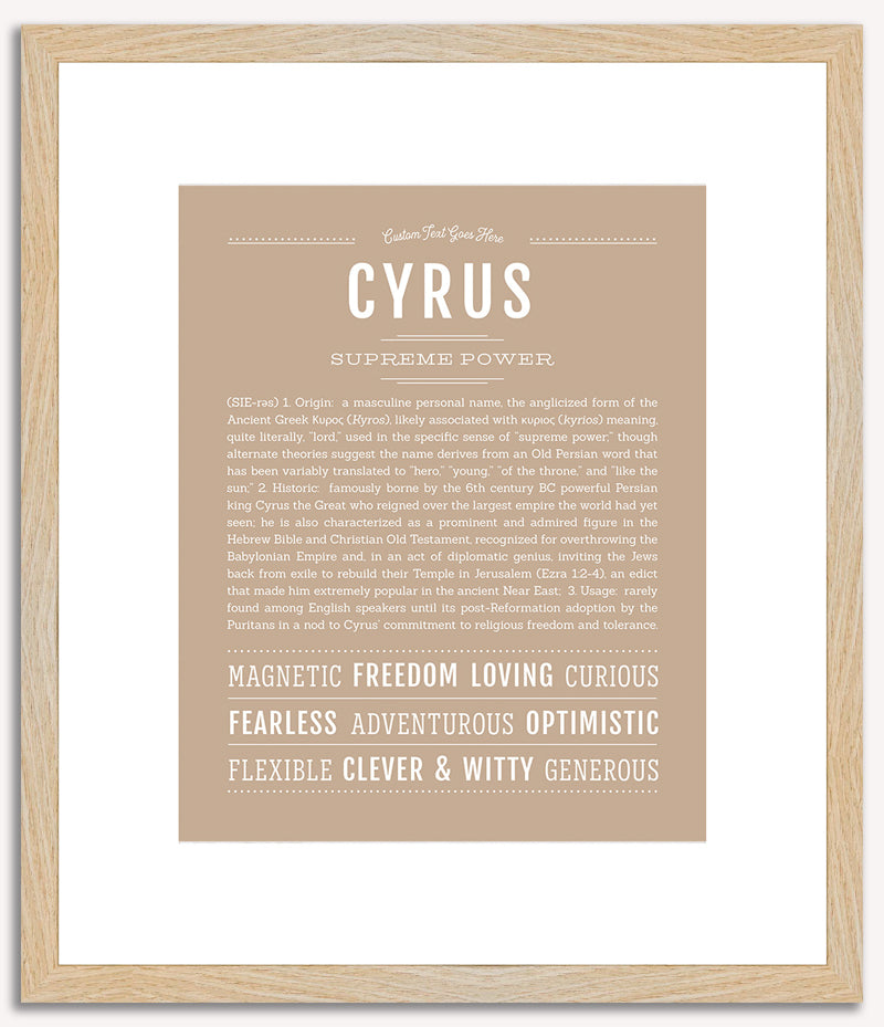 Cyrus | Name Art Print