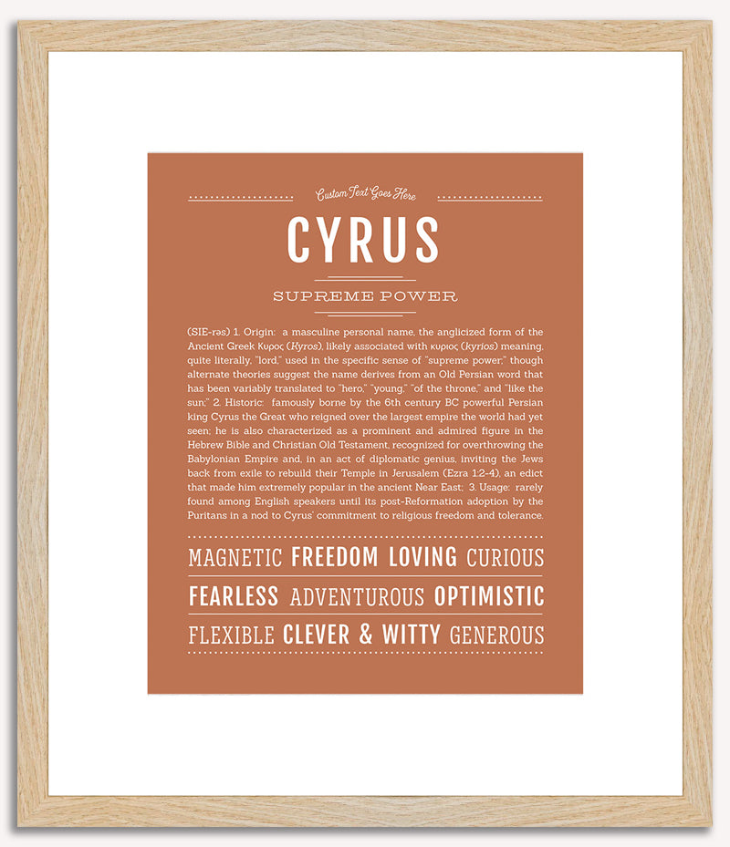 Cyrus | Name Art Print