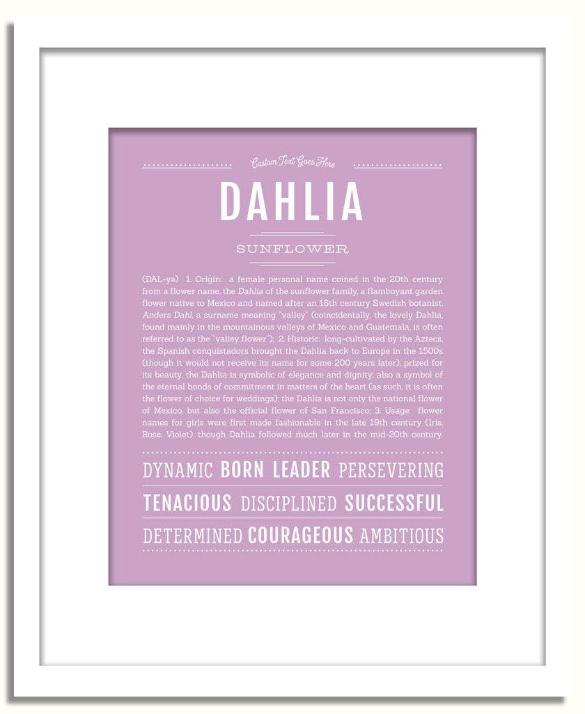 Frame Options | Lilac | White Frame, Matted