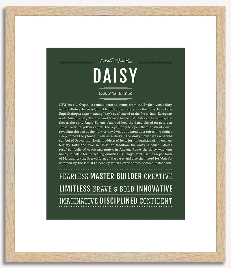 Daisy | Name Art Print