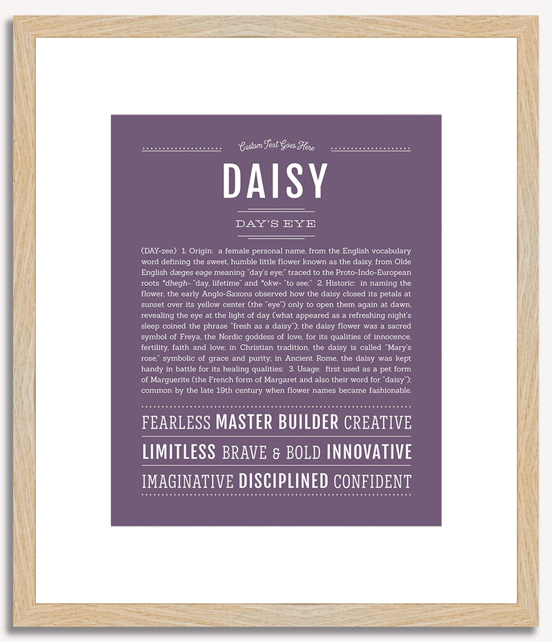 Daisy | Name Art Print