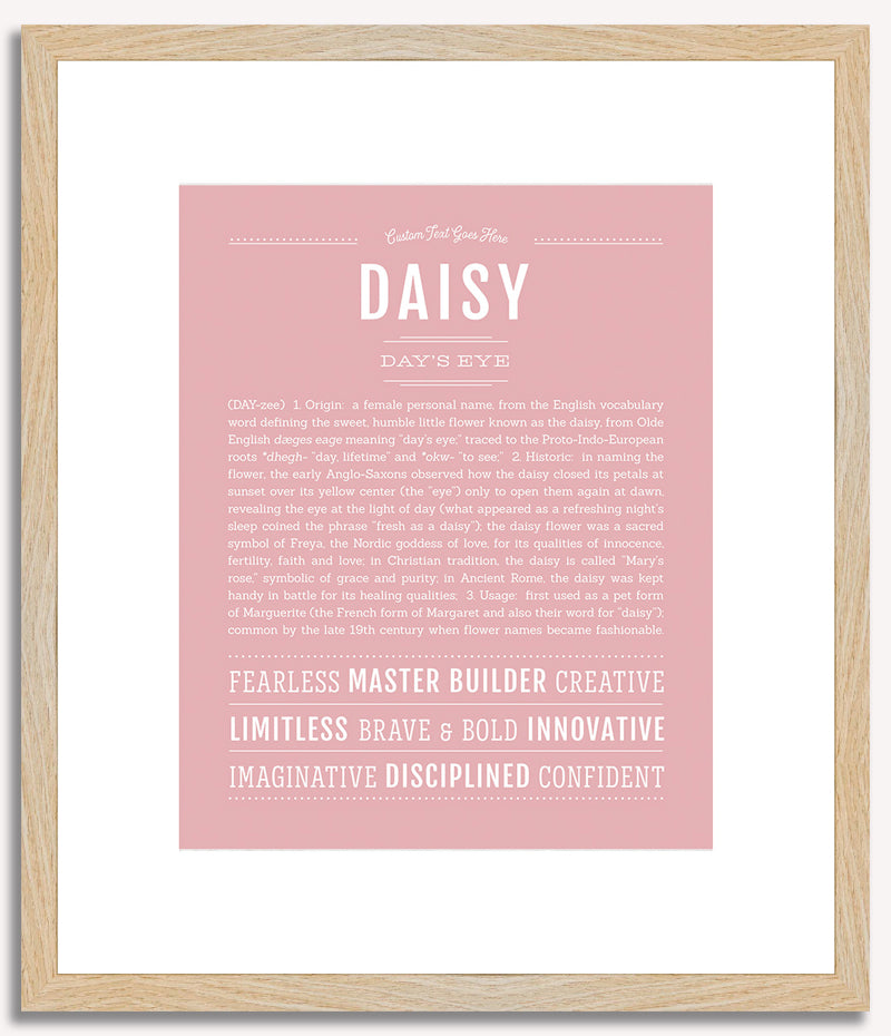 Daisy | Name Art Print