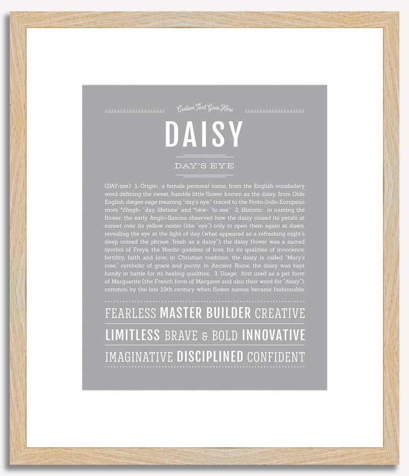 Daisy | Name Art Print