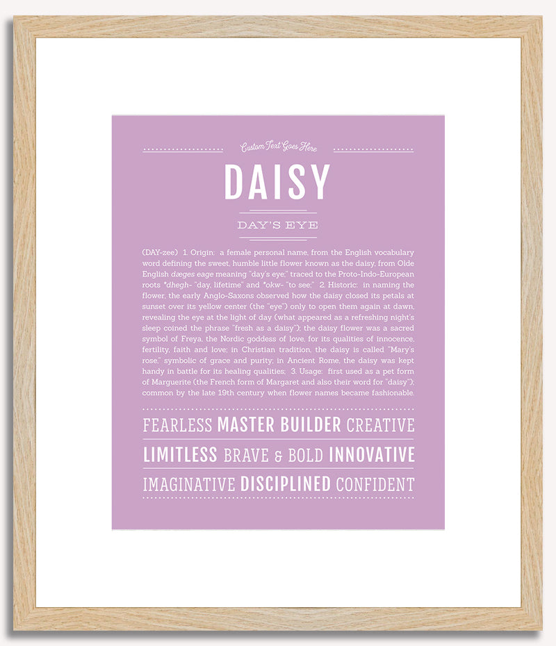 Daisy | Name Art Print