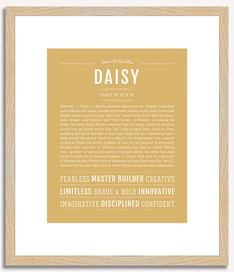 Daisy | Name Art Print