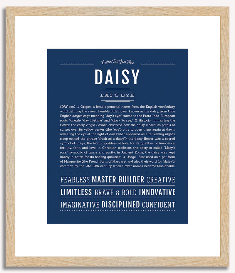 Daisy | Name Art Print