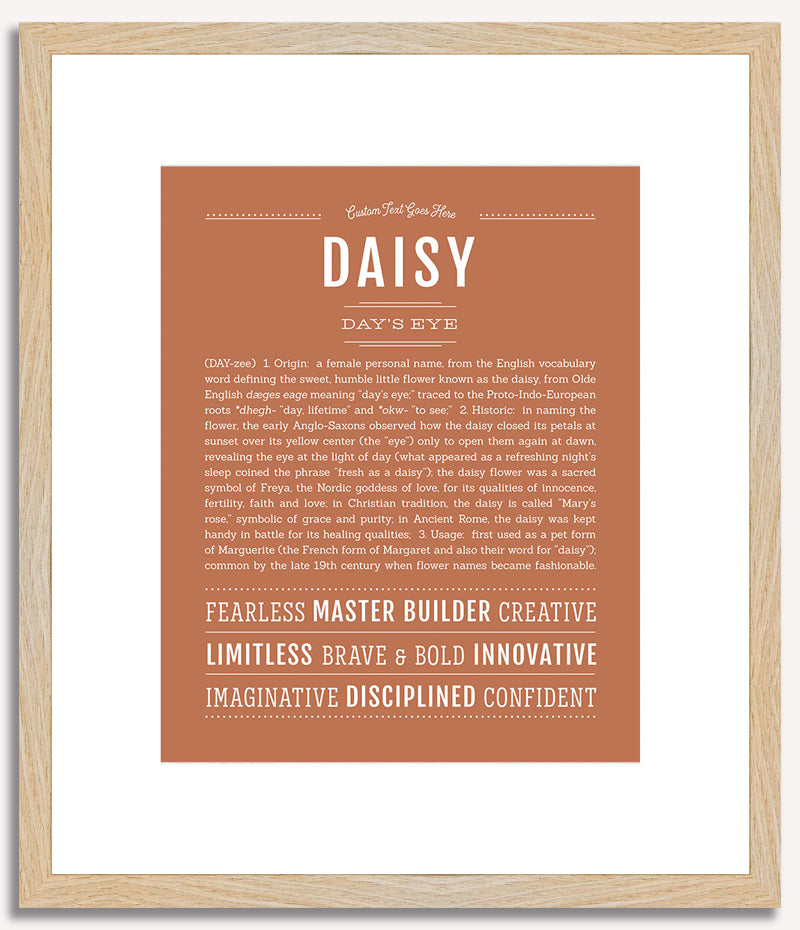 Daisy | Name Art Print