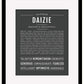 Daizie | Name Art Print