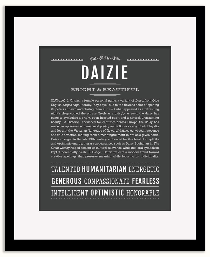 Daizie | Name Art Print