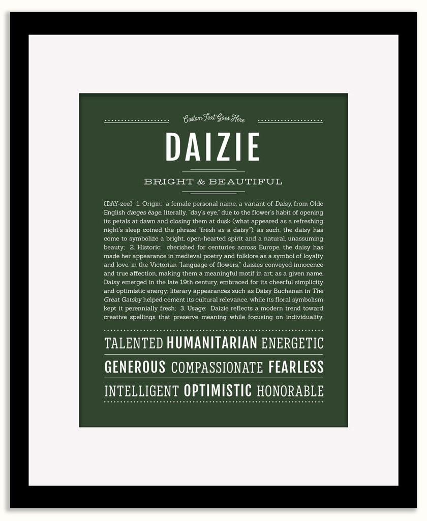 Daizie | Name Art Print