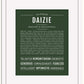 Daizie | Name Art Print